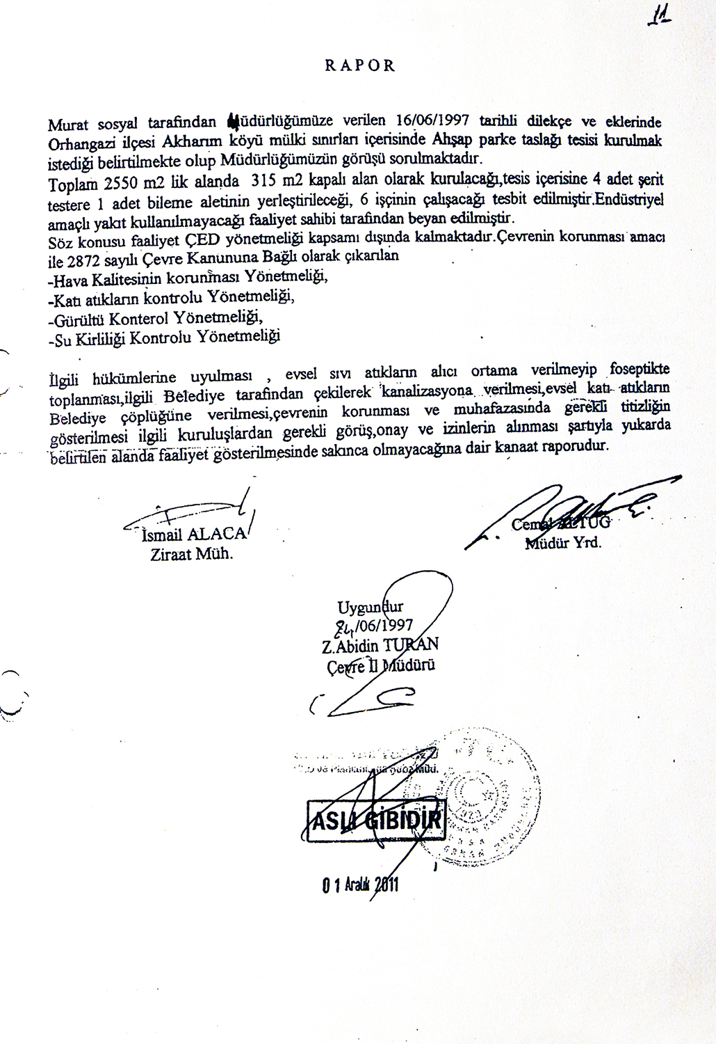 ÇED Raporu