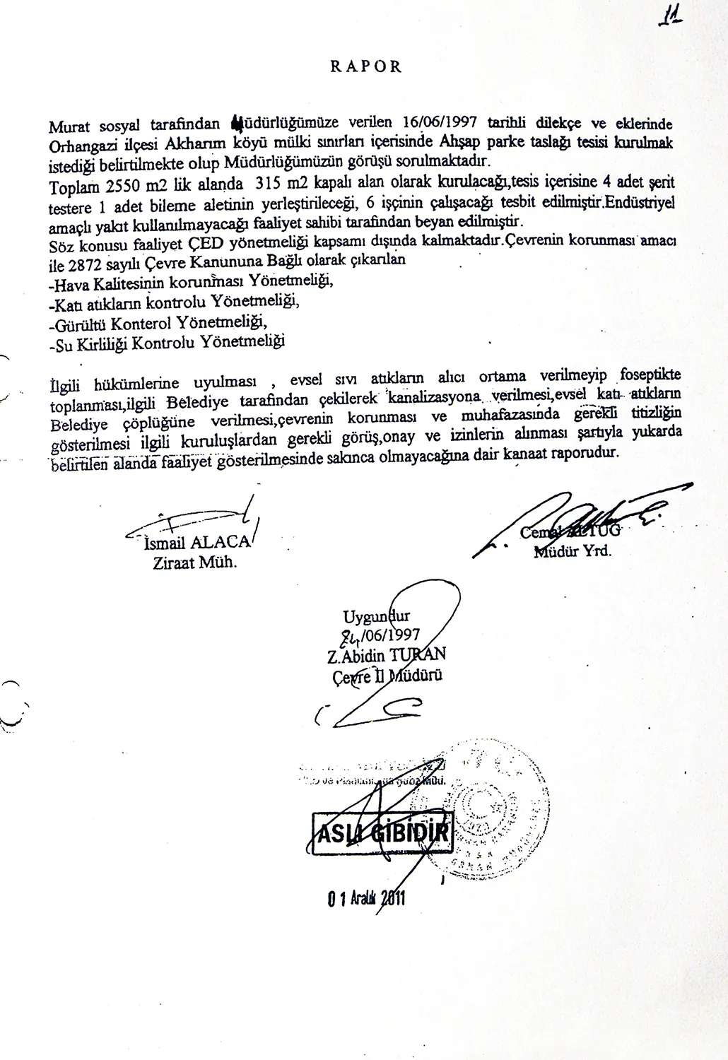 ÇED Raporu